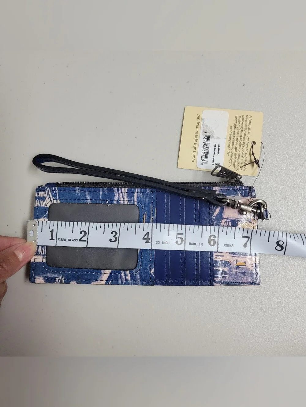 Patricia Nash NWT Alanna Harbor Nights Card Holder Wallet.